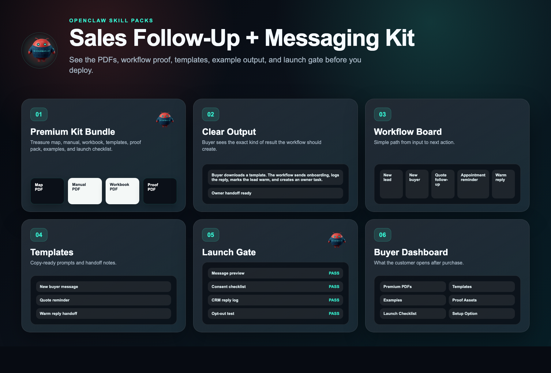 Sales Follow-Up + Messaging Kit workbook cover