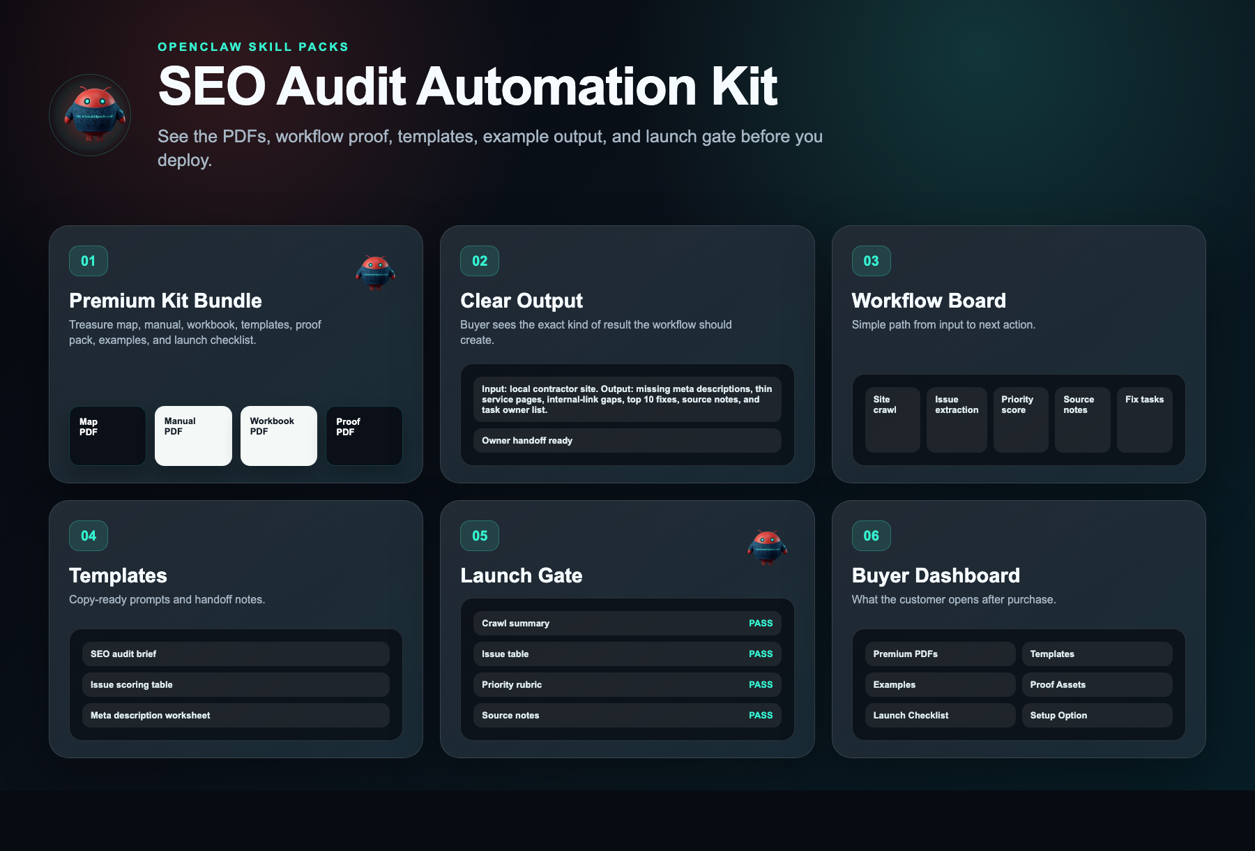 SEO Audit Automation Kit workbook cover